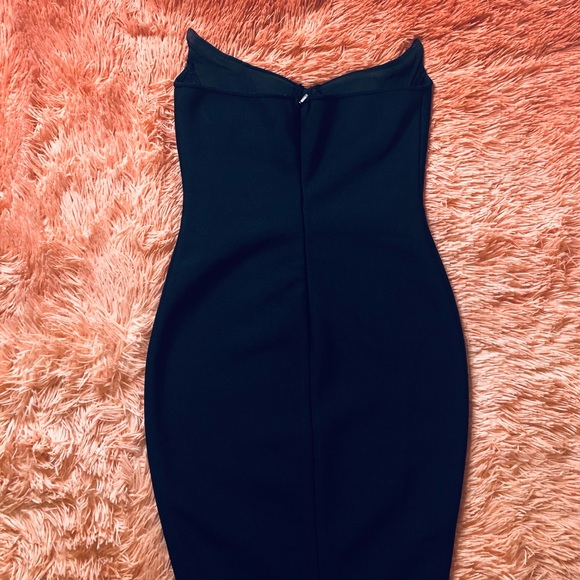 Layla Strapless Bodycon Maxi Bandage Dress in Black, Size M - Picture 7 of 14